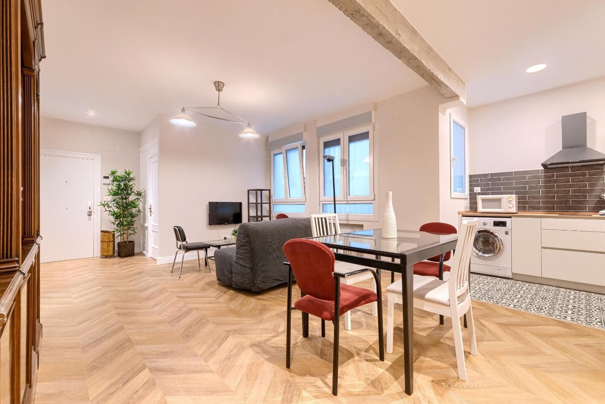 Euskalduna, Vivienda Turistica Moderna Y Renovado Bilbao Zewnętrze zdjęcie